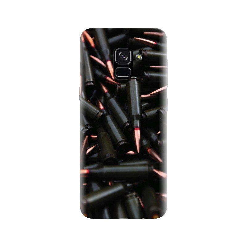 Husa silicon pentru Samsung Galaxy A5 2018, Ammunition Bullets