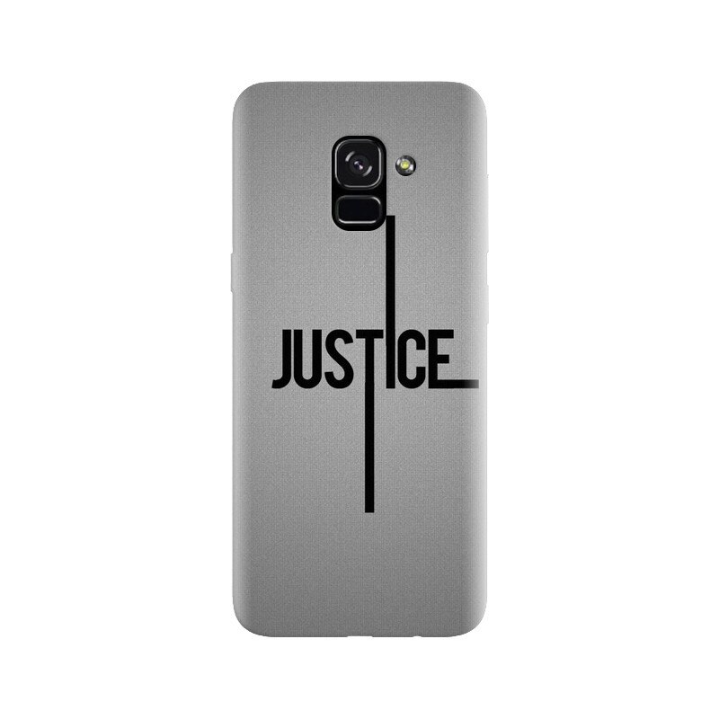 Husa silicon pentru Samsung Galaxy A5 2018, Amir Justice Minimalistic Nubheebuccus Text