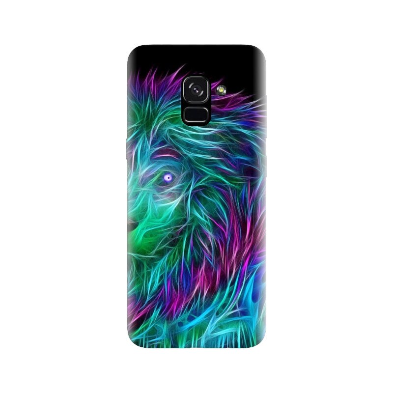 Husa silicon pentru Samsung Galaxy A5 2018, Abstract Lion 002
