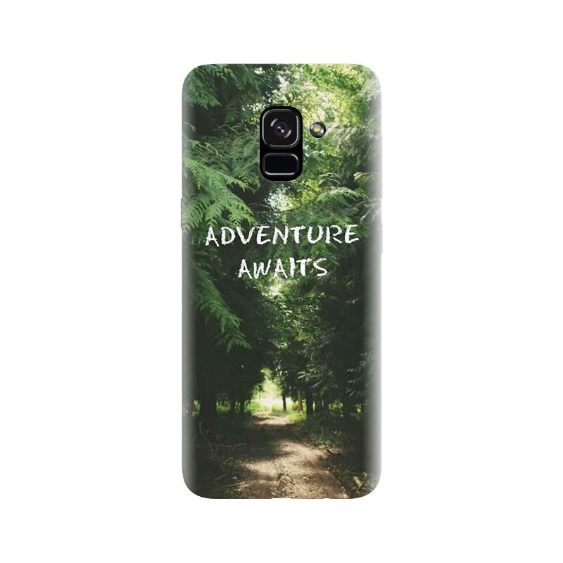 Husa silicon pentru Samsung Galaxy A5 2018, Adventure Awaits Forest