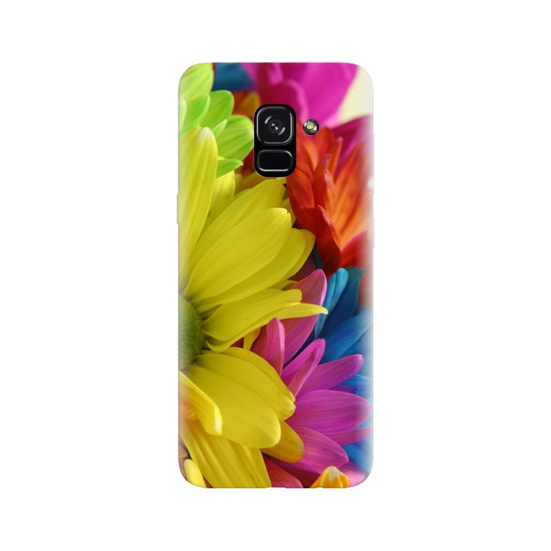 Husa silicon pentru Samsung Galaxy A5 2018, Flower