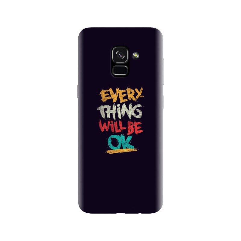 Husa silicon pentru Samsung Galaxy A5 2018, Everything Will Be Ok