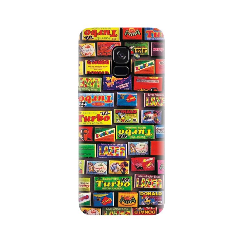 Husa silicon pentru Samsung Galaxy A5 2018, Chewing Gum Turbo
