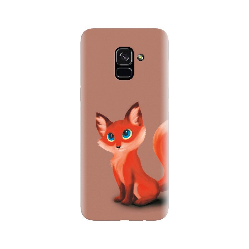 Husa silicon pentru Samsung Galaxy A5 2018, Fox Cartoon Animal And