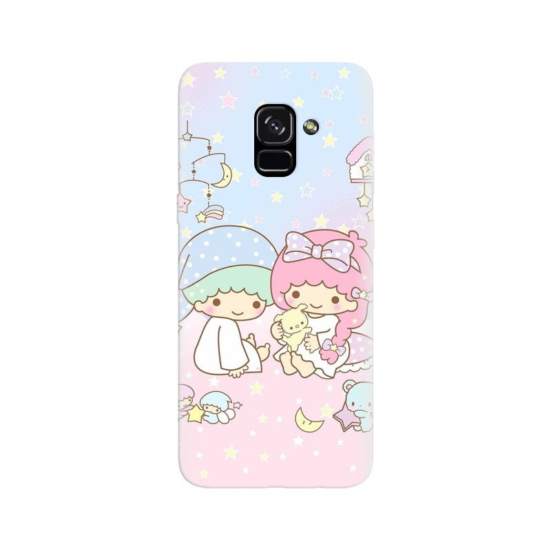 Husa silicon pentru Samsung Galaxy A5 2018, Little Twins