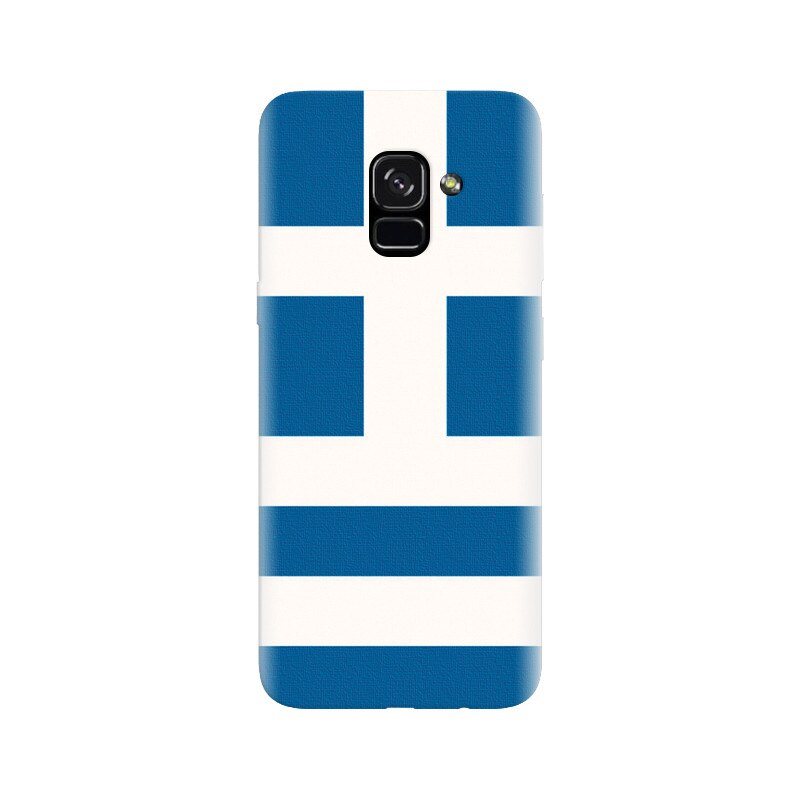 Husa silicon pentru Samsung Galaxy A5 2018, Greece Flag