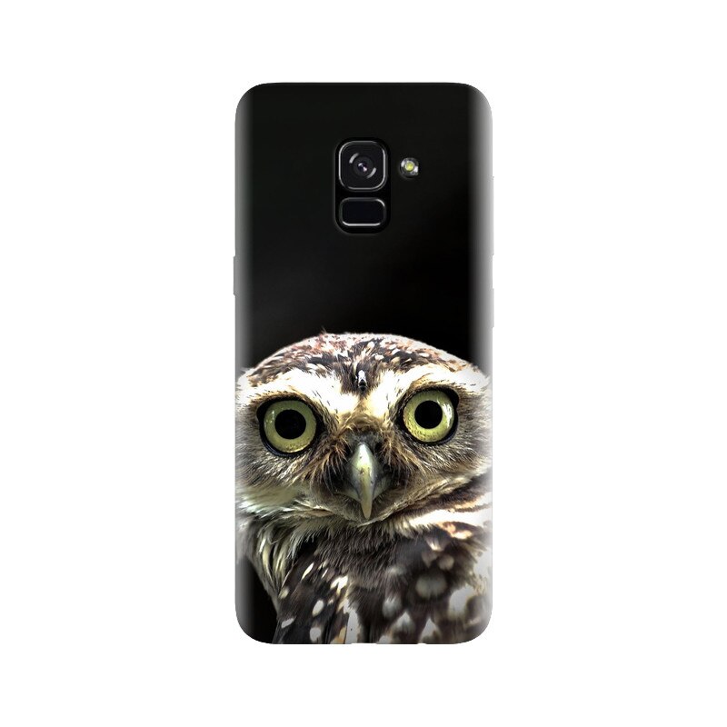 Husa silicon pentru Samsung Galaxy A5 2018, Owl In The Dark