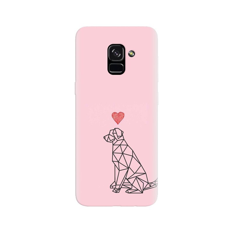 Husa silicon pentru Samsung Galaxy A5 2018, Love Dog