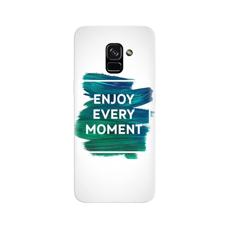 Husa silicon pentru Samsung Galaxy A5 2018, Enjoy Every Moment Motivational