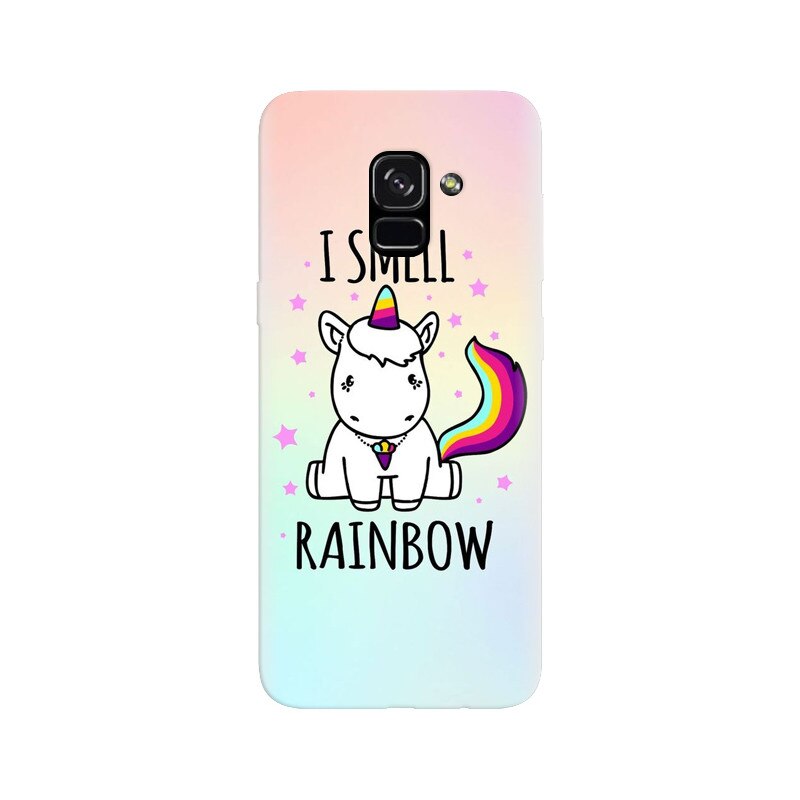 Husa silicon pentru Samsung Galaxy A5 2018, I Smell Rainbow