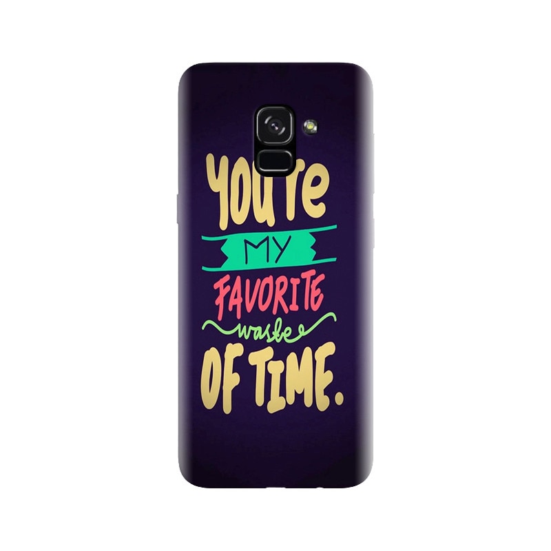 Husa silicon pentru Samsung Galaxy A5 2018, My Favorite Waste Of Time
