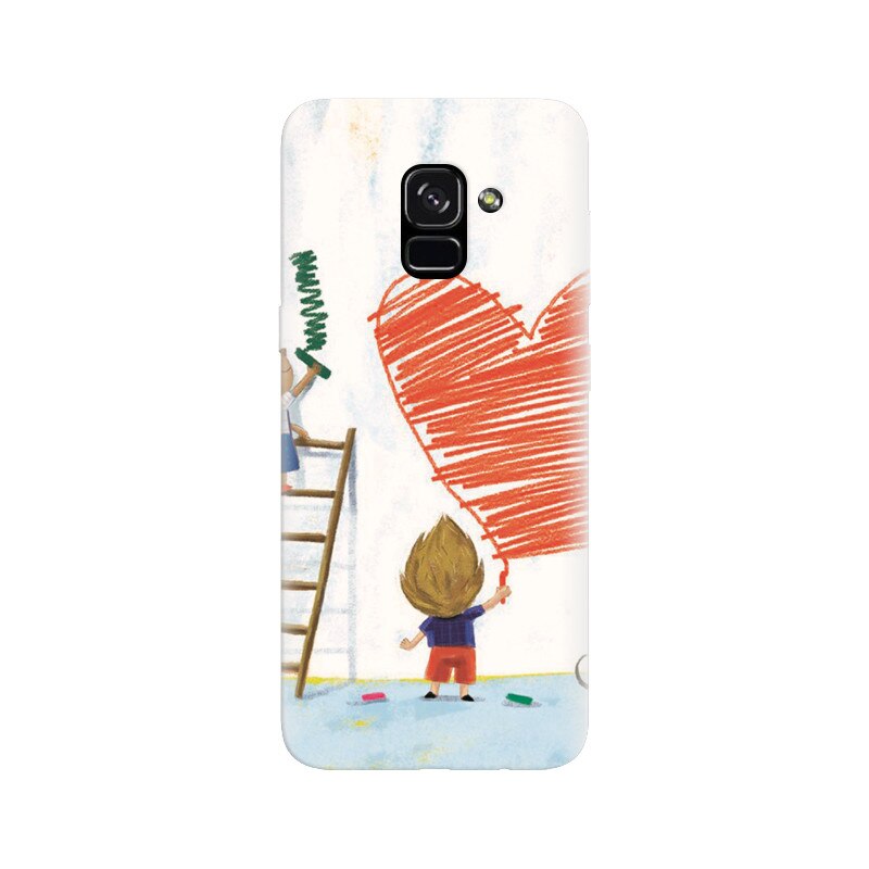 Husa silicon pentru Samsung Galaxy A5 2018, I Love You Creatures