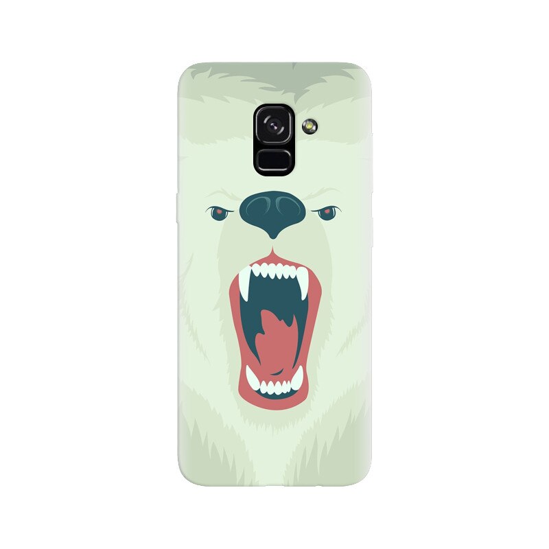 Husa silicon pentru Samsung Galaxy A5 2018, Fierce Polar Bear Winter