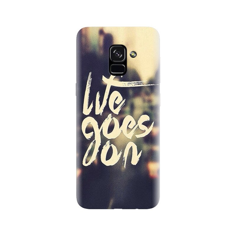 Husa silicon pentru Samsung Galaxy A5 2018, Life Goes On