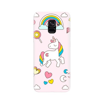 Husa silicon pentru Samsung Galaxy A5 2018, Cute Unicorn Husa silicon pentru Samsung Galaxy A5 2018, Cute Unicorn