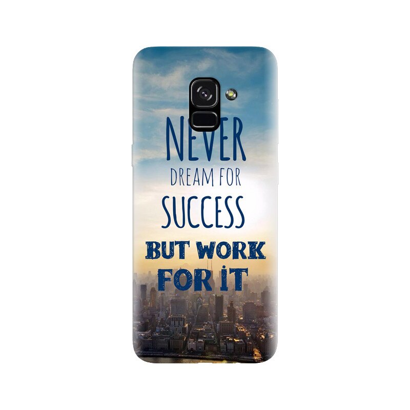 Husa silicon pentru Samsung Galaxy A5 2018, Never Dream