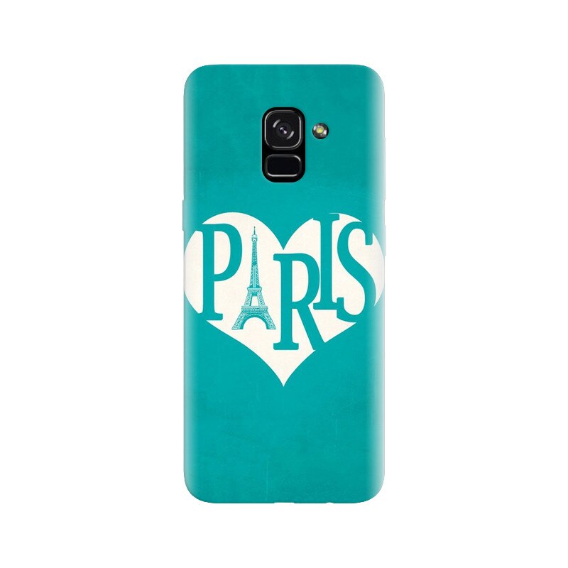 Husa silicon pentru Samsung Galaxy A5 2018, I Love Paris