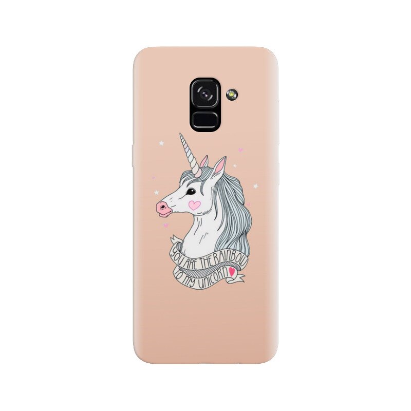 Husa silicon pentru Samsung Galaxy A5 2018, Cute Rose Gold