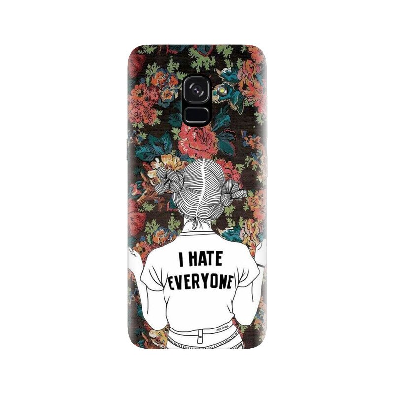 Husa silicon pentru Samsung Galaxy A5 2018, I Hate Everyone