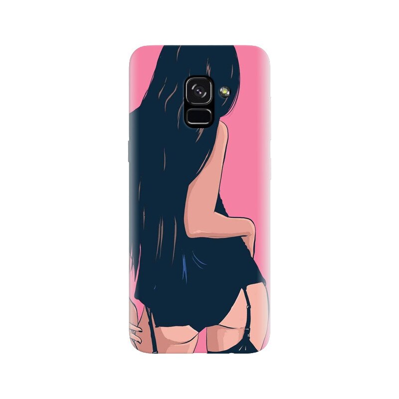Husa silicon pentru Samsung Galaxy A5 2018, Girl With Long Hair