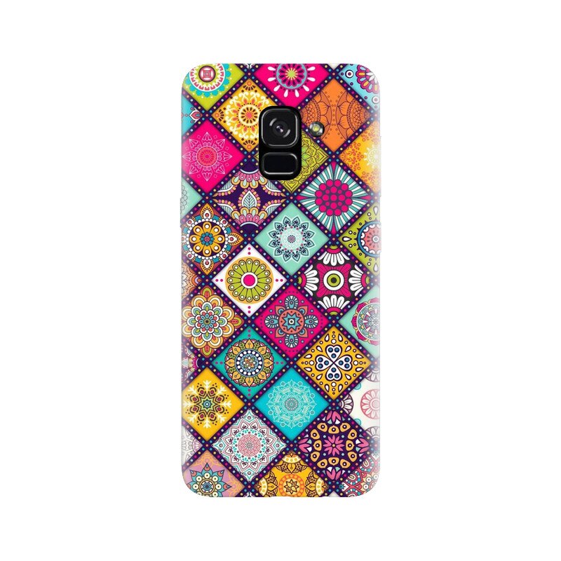 Husa silicon pentru Samsung Galaxy A5 2018, Mandala Pattern