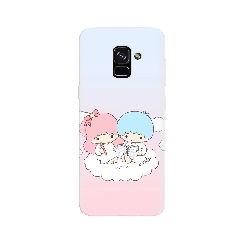 Husa silicon pentru Samsung Galaxy A5 2018, Little Twins On Cloud