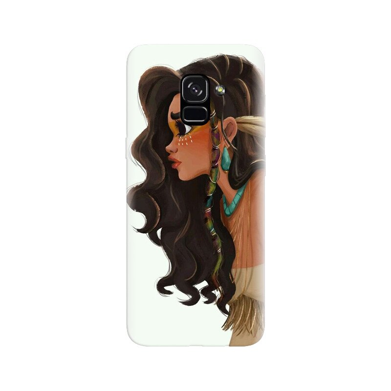 Husa silicon pentru Samsung Galaxy A5 2018, Indian Girl
