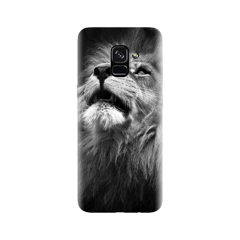 Husa silicon pentru Samsung Galaxy A5 2018, Majestic Lion Portrait