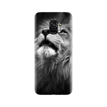 Husa silicon pentru Samsung Galaxy A5 2018, Majestic Lion Portrait Husa silicon pentru Samsung Galaxy A5 2018, Majestic Lion Portrait