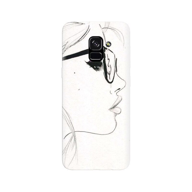 Husa silicon pentru Samsung Galaxy A5 2018, Girl Face