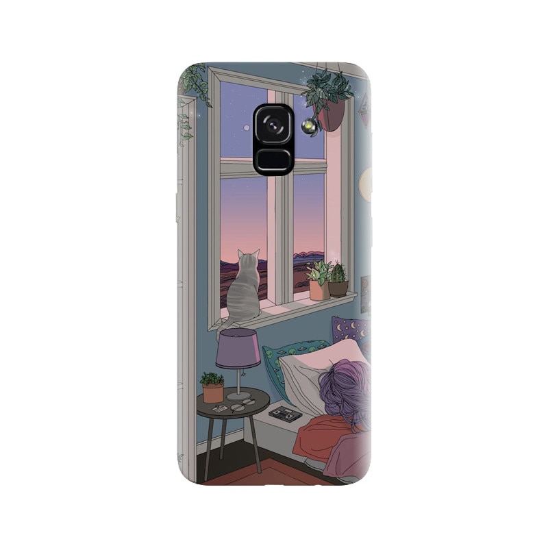 Husa silicon pentru Samsung Galaxy A5 2018, Girl Room