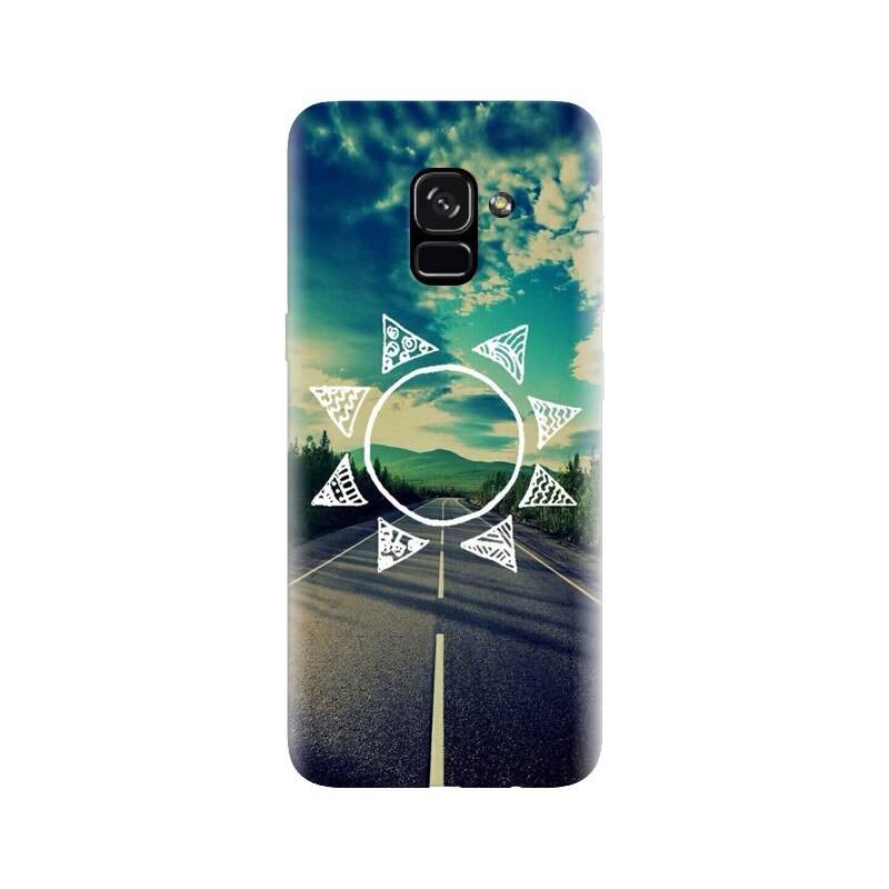 Husa silicon pentru Samsung Galaxy A5 2018, Sun On The Road