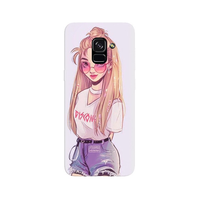 Husa silicon pentru Samsung Galaxy A5 2018, Girl Look