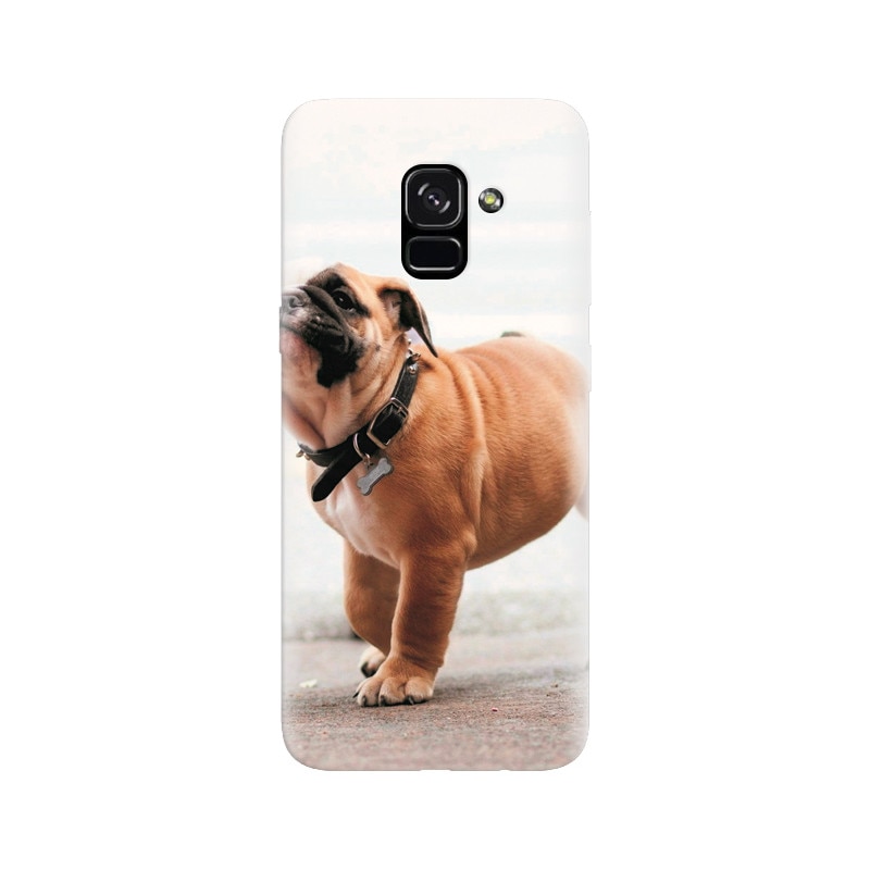 Husa silicon pentru Samsung Galaxy A5 2018, Little Dog Puppy Animal