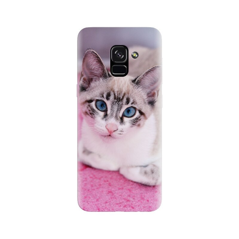 Husa silicon pentru Samsung Galaxy A5 2018, Siamese Kitty