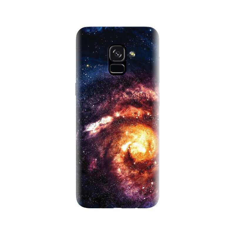 Husa silicon pentru Samsung Galaxy A5 2018, Spiral Galaxy Illustration