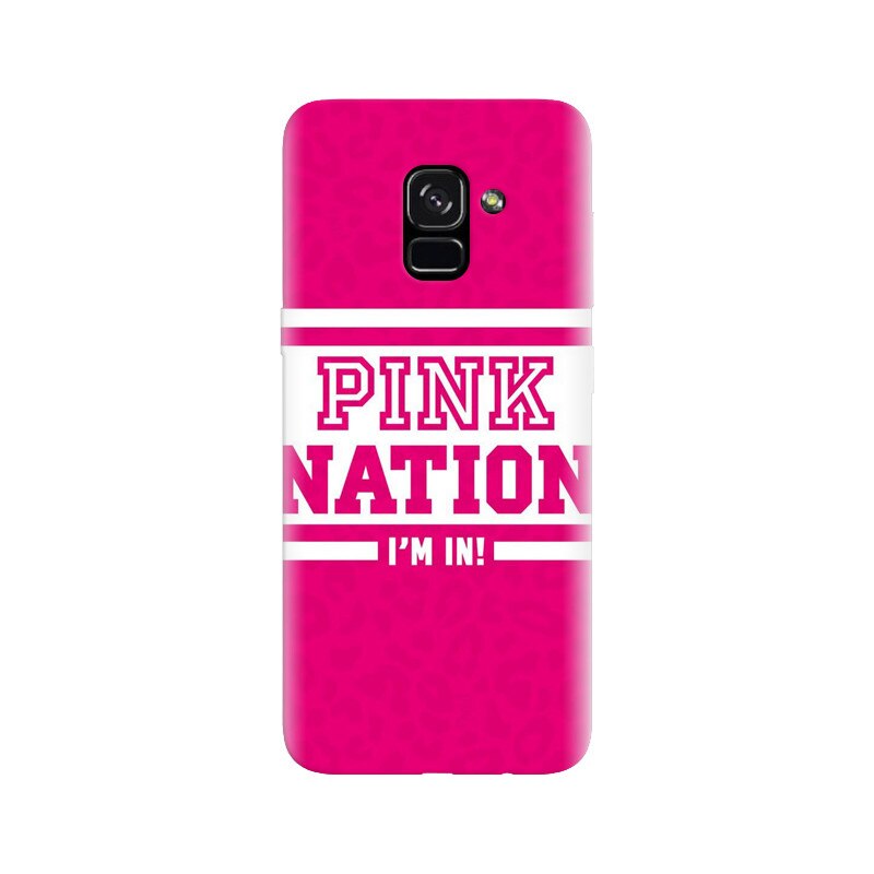 Husa silicon pentru Samsung Galaxy A5 2018, Pink Nation