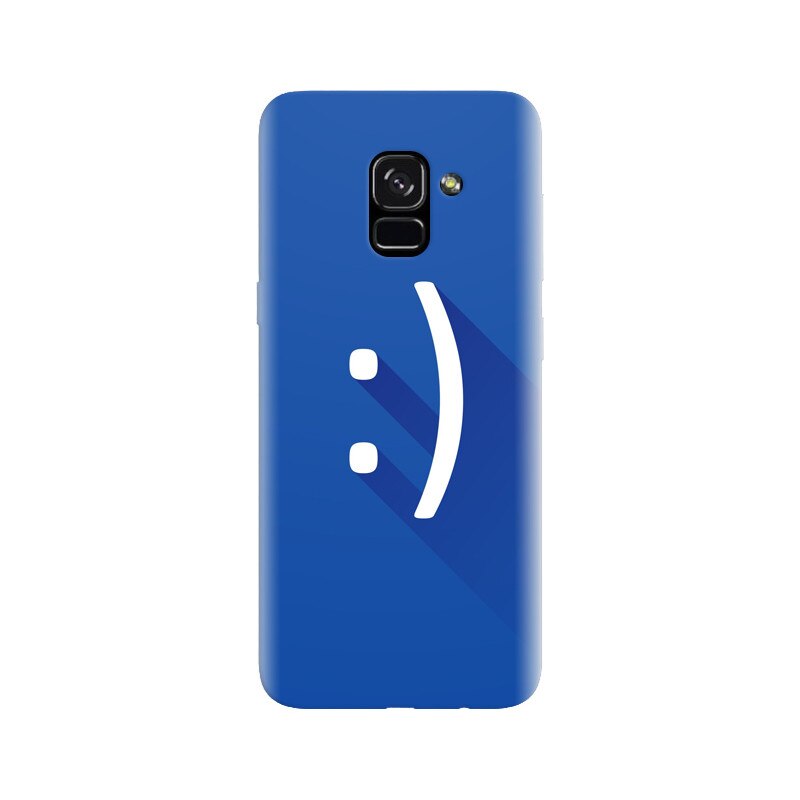 Husa silicon pentru Samsung Galaxy A5 2018, Smile