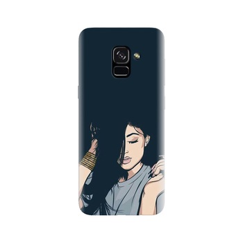 Husa silicon pentru Samsung Galaxy A5 2018, Simple Girl Husa silicon pentru Samsung Galaxy A5 2018, Simple Girl