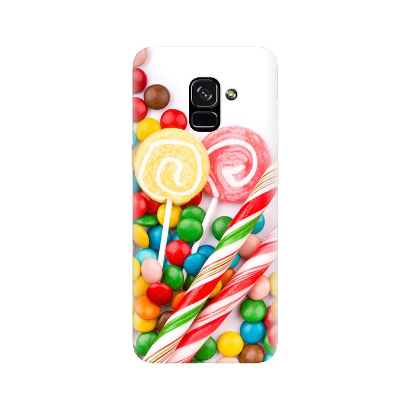 Husa silicon pentru Samsung Galaxy A5 2018, Sweet Colorful Candy