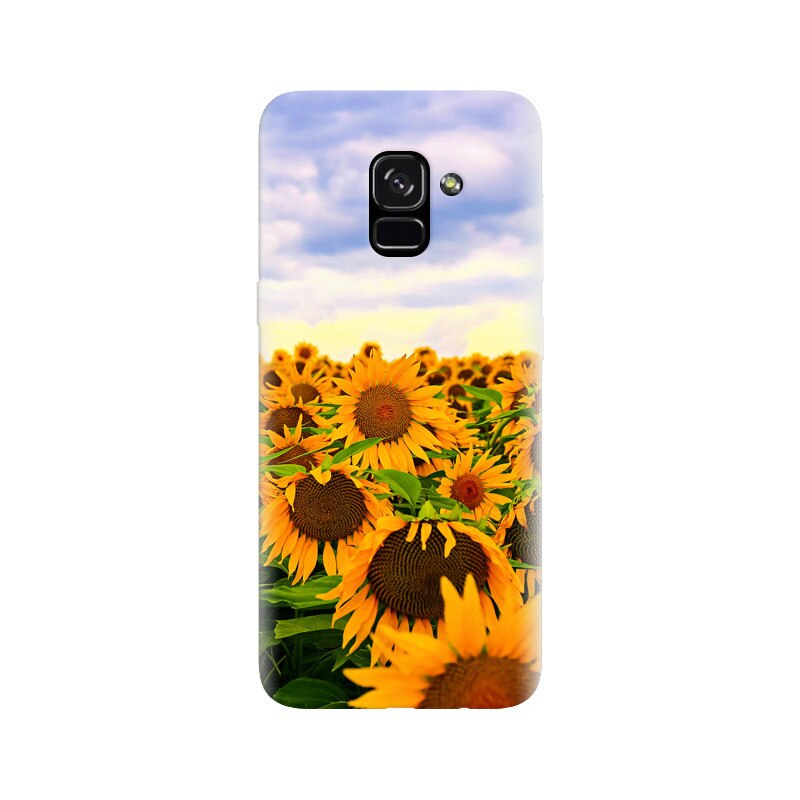 Husa silicon pentru Samsung Galaxy A5 2018, Sunflowers