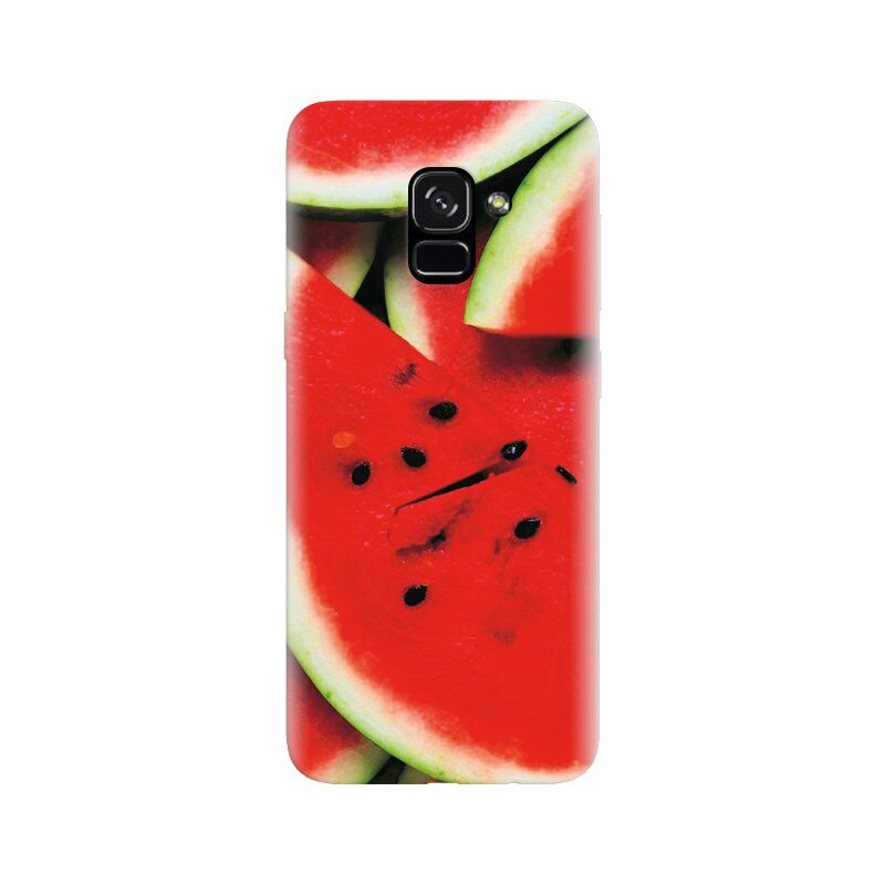 Husa silicon pentru Samsung Galaxy A5 2018, S Of Watermelon Slice