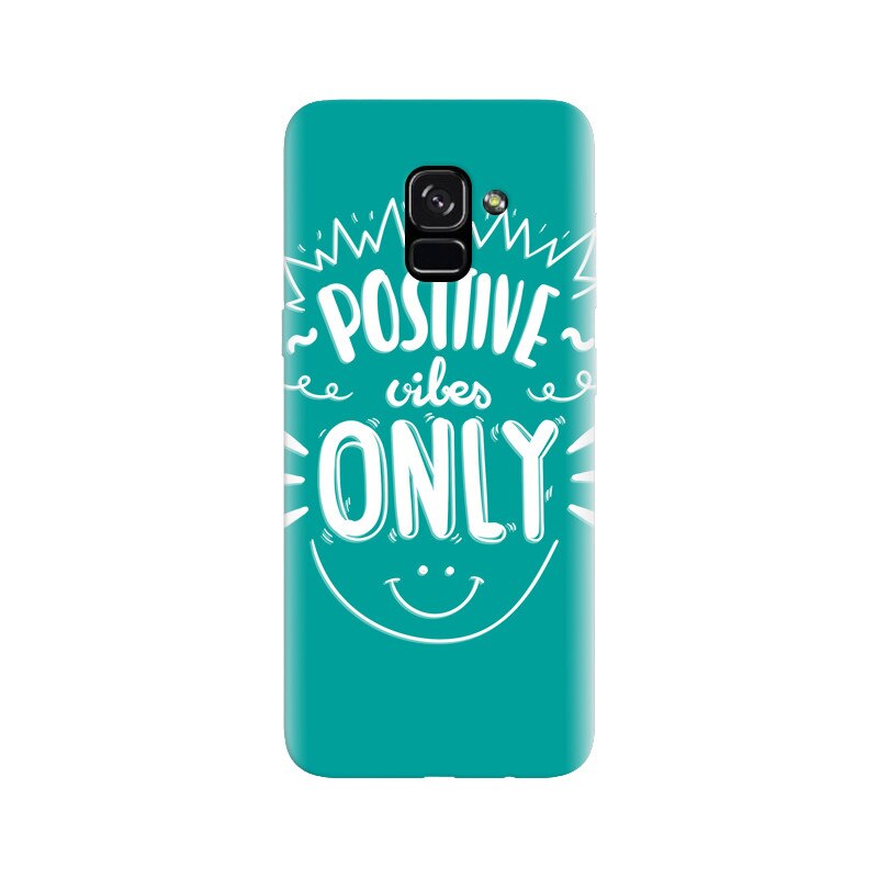 Husa silicon pentru Samsung Galaxy A5 2018, Positive Vibes