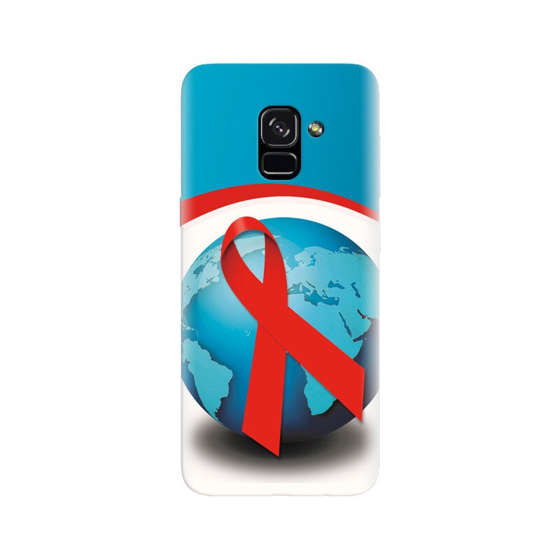 Husa silicon pentru Samsung Galaxy A5 2018, World Aids Day