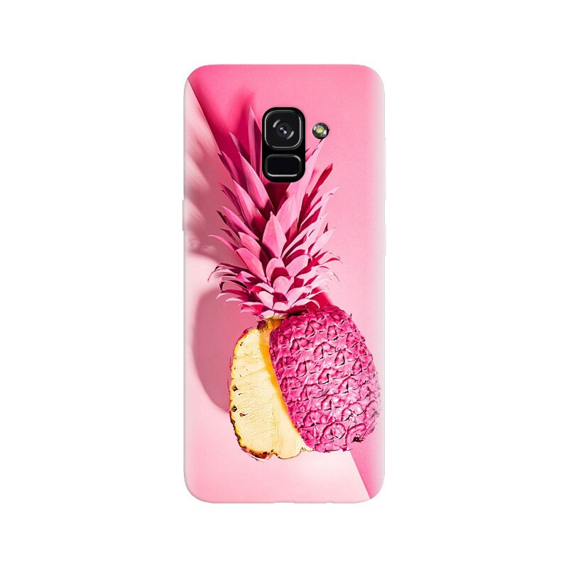 Husa silicon pentru Samsung Galaxy A5 2018, Pink Pineapple