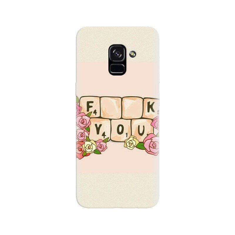 Husa silicon pentru Samsung Galaxy A5 2018, Scrabble