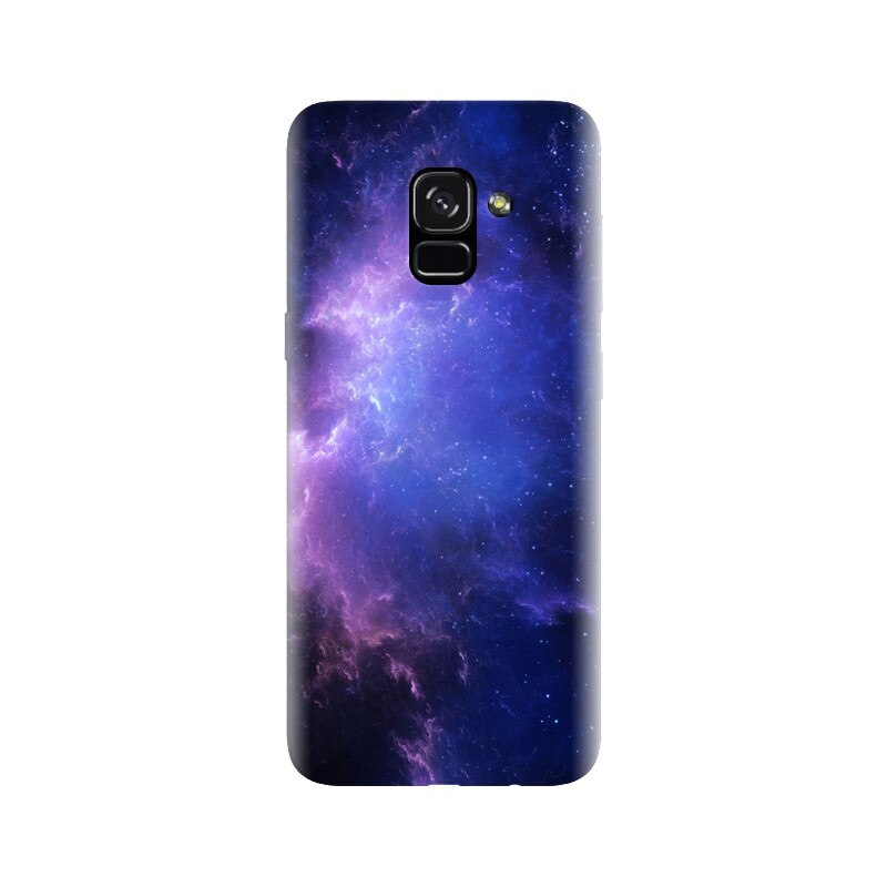 Husa silicon pentru Samsung Galaxy A5 2018, Purple Space Nebula