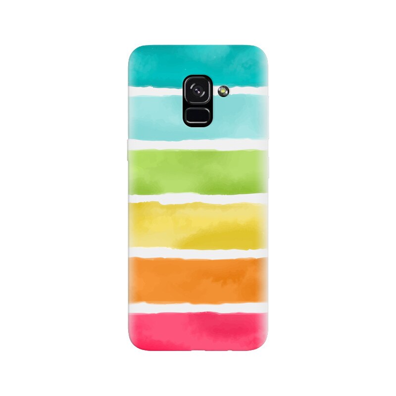 Husa silicon pentru Samsung Galaxy A5 2018, Watercolors