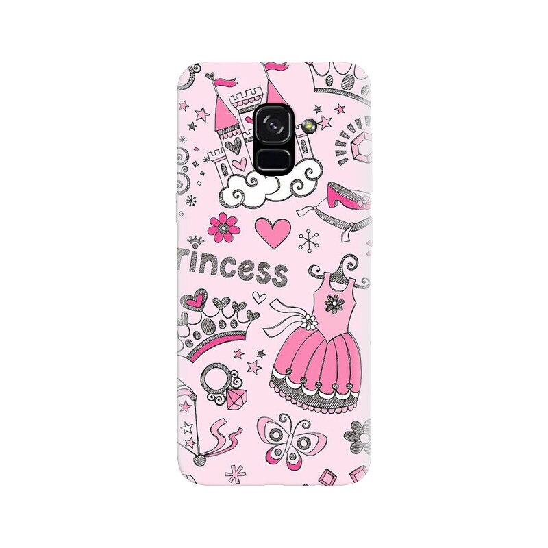 Husa silicon pentru Samsung Galaxy A5 2018, Princess