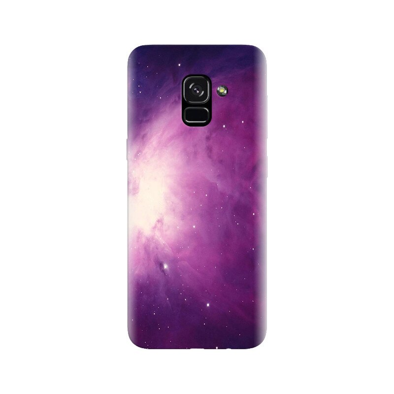 Husa silicon pentru Samsung Galaxy A5 2018, Purple Supernova Nebula Explosion